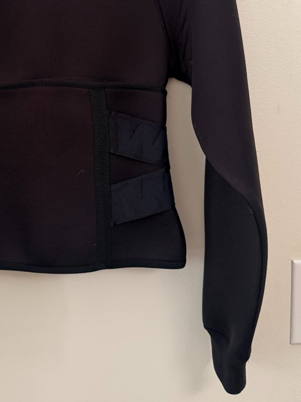 ALEXANDER WANG H&M COLLAB NEOPRENE BODYCON SCUBA TOP 6 - Picture 4 of 10